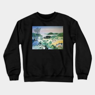 A Beautiful World by Grandma Moses Crewneck Sweatshirt